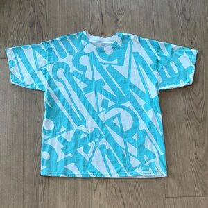 Diamond Supply Co. x Retna Aqua & White Graphic Tee Complexcon